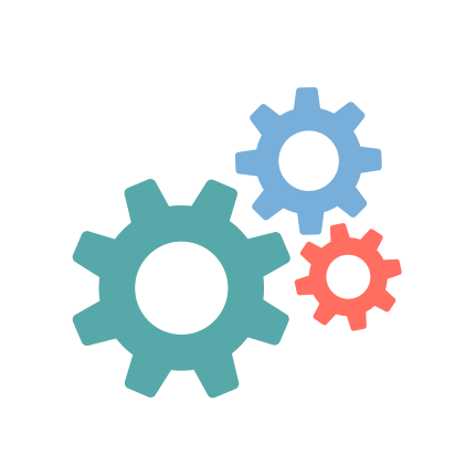An icon gears representing the automation of the tasks